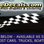 CFG255 Checkered Flag Decal