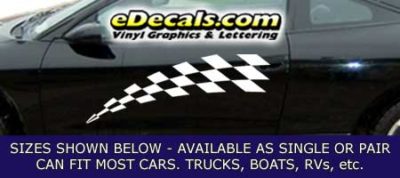 CFG255 Checkered Flag Decal