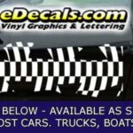 CFG256 Checkered Flag Decal