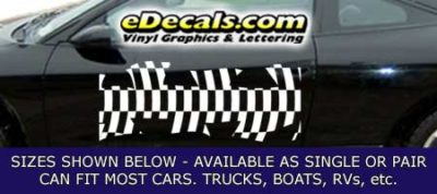 CFG256 Checkered Flag Decal