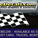 CFG257 Checkered Flag Decal