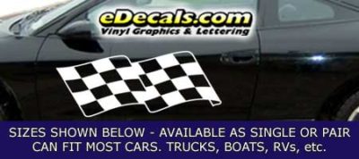 CFG257 Checkered Flag Decal