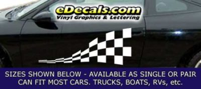 CFG259 Checkered Flag Decal