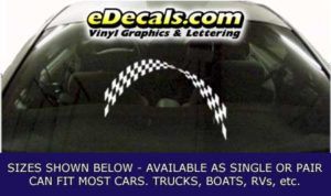 CFG260 Checkered Flag Decal