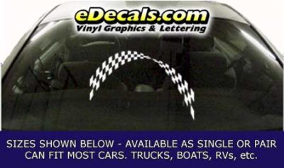 CFG260 Checkered Flag Decal