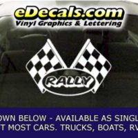  CFG261 Checkered Flag Decal