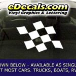 CFG263 Checkered Flag Decal