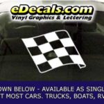 CFG266 Checkered Flag Decal