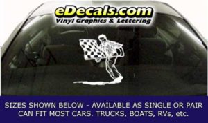 CFG269 Checkered Flag Decal