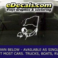  CFG270 Checkered Flag Decal