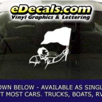  CFG271 Checkered Flag Decal