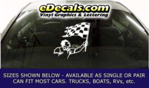 CFG272 Checkered Flag Decal