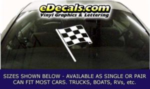 CFG273 Checkered Flag Decal