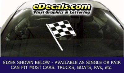 CFG273 Checkered Flag Decal
