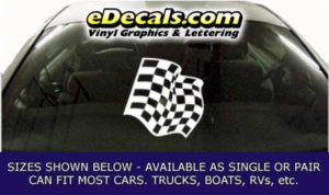 CFG274 Checkered Flag Decal