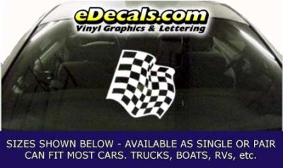 CFG274 Checkered Flag Decal