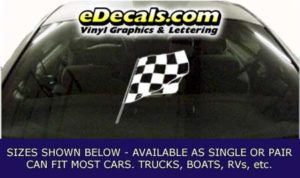 CFG275 Checkered Flag Decal