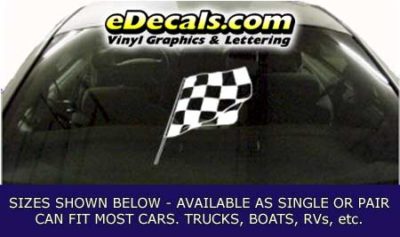 CFG275 Checkered Flag Decal