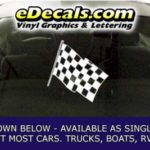 CFG276 Checkered Flag Decal
