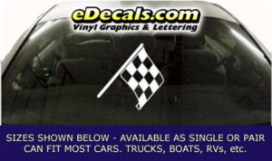 CFG277 Checkered Flag Decal