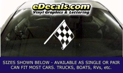 CFG277 Checkered Flag Decal
