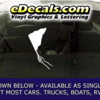  CFG279 Checkered Flag Decal