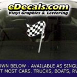 CFG281 Checkered Flag Decal