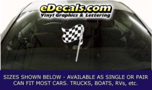CFG281 Checkered Flag Decal