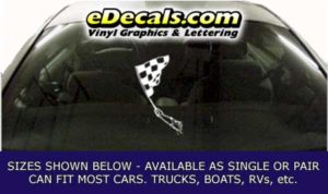 CFG282 Checkered Flag Decal