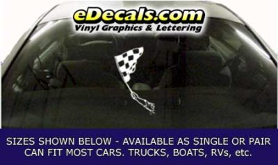 CFG282 Checkered Flag Decal