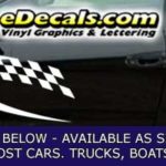 CFG283 Checkered Flag Decal
