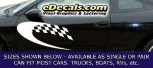 CFG283 Checkered Flag Decal