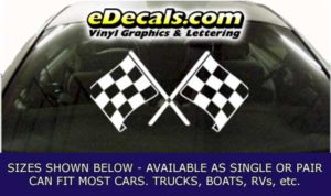 CFG284 Checkered Flag Decal