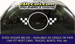 CFG285 Checkered Flag Decal