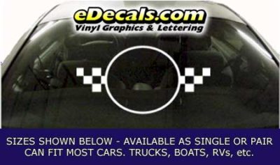 CFG285 Checkered Flag Decal