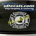 CRT303 Firefighter Shield Cartoon Decal
