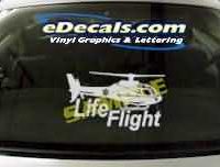  CRT311 Firefighter Helicopter Cartoon Decal