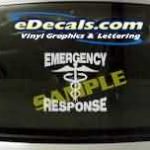 CRT322 Volunteer Firefighter Cartoon Decal