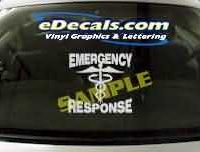  CRT322 Volunteer Firefighter Cartoon Decal