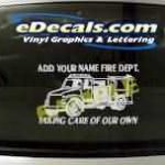 CRT335 Volunteer Firefighter Cartoon Decal