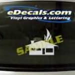 CRT344 Fire House Firefighter Cartoon Decal