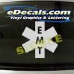 CRT345 EMT Firefighter Cartoon Decal