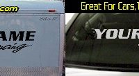 Custom303 Custom YOURNAMEHERE Racing Decal 