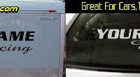 Custom308 Custom YOURNAMEHERE Racing Decal 