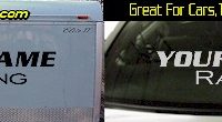 Custom309 Custom YOURNAMEHERE Racing Decal 