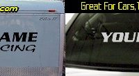 Custom312 Custom YOURNAMEHERE Racing Decal 