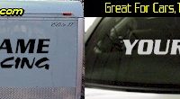 Custom313 Custom YOURNAMEHERE Racing Decal 