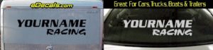 Custom313 Custom YOURNAMEHERE Racing Decal