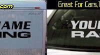Custom314 Custom YOURNAMEHERE Racing Decal 