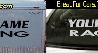 Custom315 Custom YOURNAMEHERE Racing Decal 